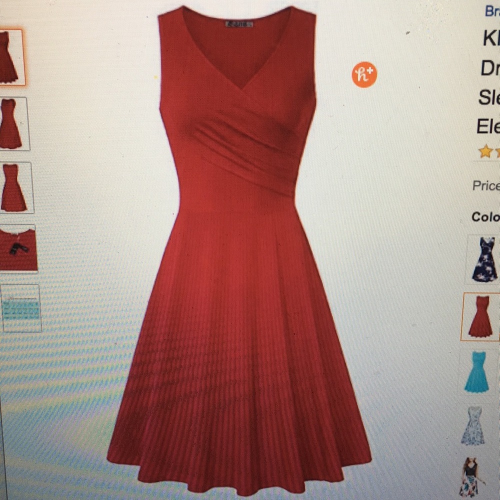 Red, Cross front maxi dress